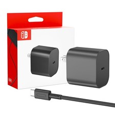 Nintendo Switch 2 AC Adapter 60W 20V 3A Fast Charging USB C 5ft Charger