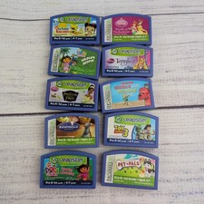 As Is Untested Lot of 10 Leapster Learning Game Cartridges Disney Dora Toy Story