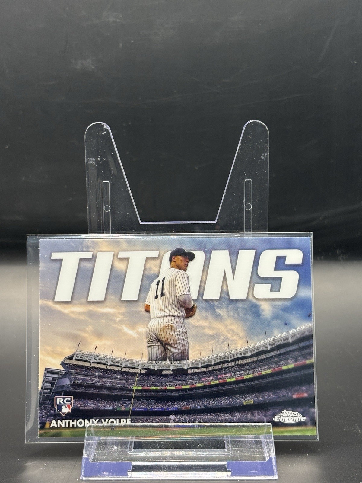 2023 Topps Chrome Update Anthony Volpe Titans Rookie #CT-19