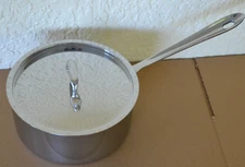 All Clad  Stainless Steel 3qt. Sauce Pan  With Lid Vintage