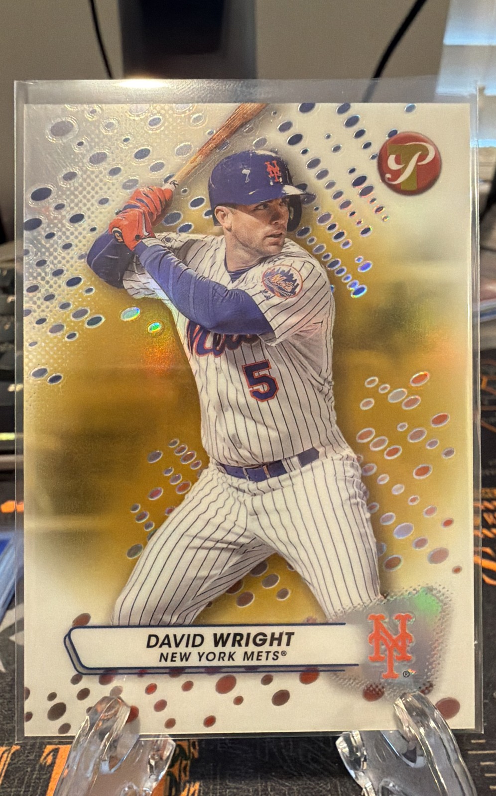 2023 Topps Pristine - David Wright #135 Gold Refractor /50