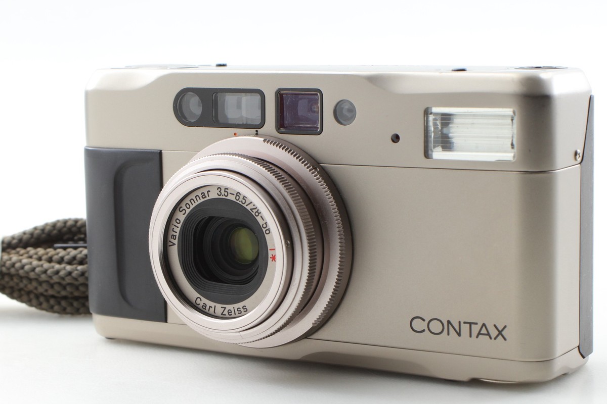 LCD no leak [N MINT w/strap] Contax TVS II Point & Shoot Film
