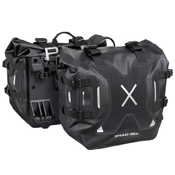 Shad TR30 Motorbike Motorcycle Luggage Soft Adventure Panniers - 60 Litre