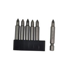 6Pcs 50mm JIS Screwdriver Bit Set with Magnetic Tip,1/4 Hex 1x6, Grey