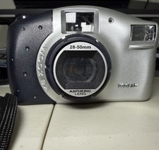 Vintage Film Camera Kodak KB Zoom Silver 35mm Camera With 28-50mm Aspheric lens