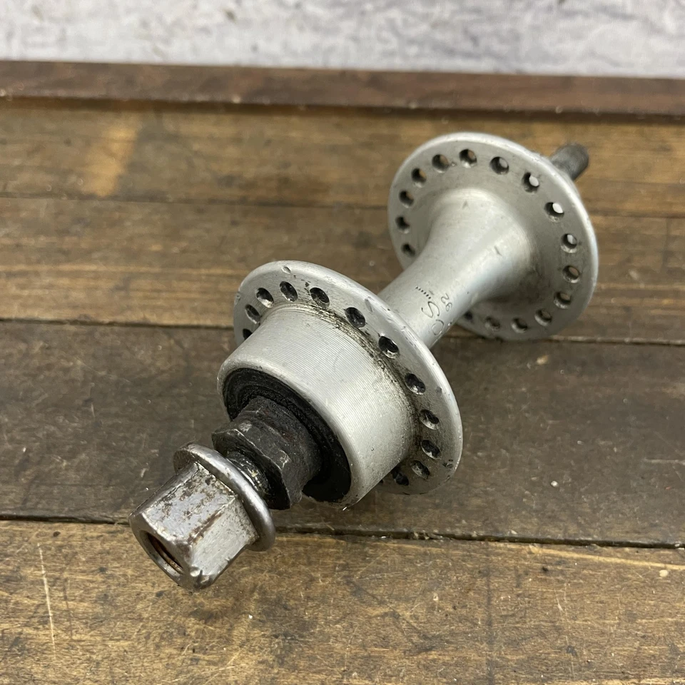 Buje trasero vintage ACS BMX 36h plateado 1992 rueda libre 36 EE. UU. 109 mm Old School Foto 3 de 4