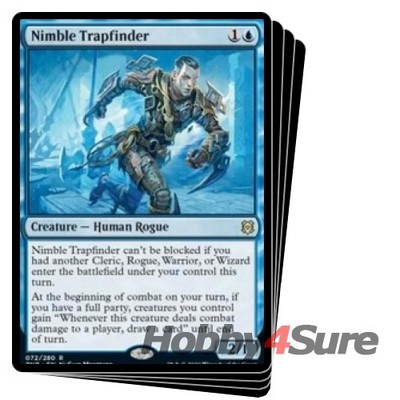 Nimble Trapfinder X4 M/NM Magic: The Gathering MTG Zendikar Rising
