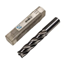 OSG  3/4" 4 Flute Cobalt-HSS Roughing End Mill - 450 Series 30 Helix 4501500