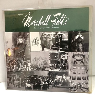 Set of  12 Marshall Fields Souvenir Refrigerator Magnets Chicago