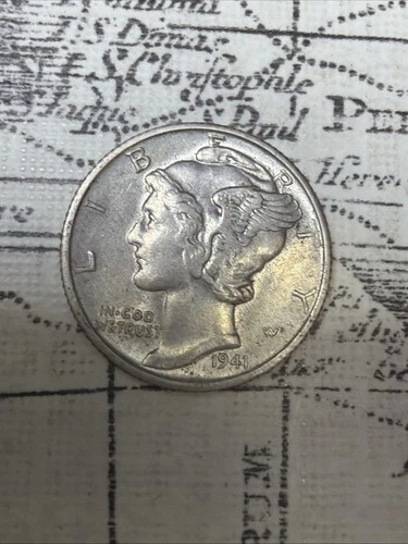 1941 S Mercury Dimes Uncirculated EXACT coin pictured -MD10
