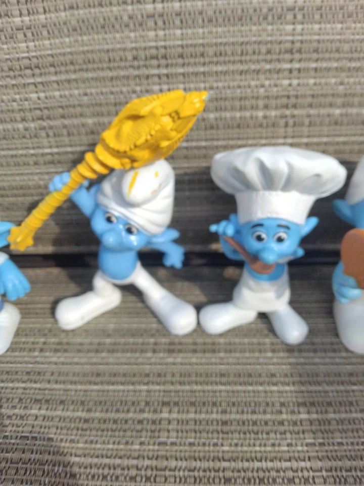 SET 7 McDonalds Pitufos Happy Meal 2013 Disney #1 #23 #K63 #C3 #28 #24 #K63 Foto 3 de 4