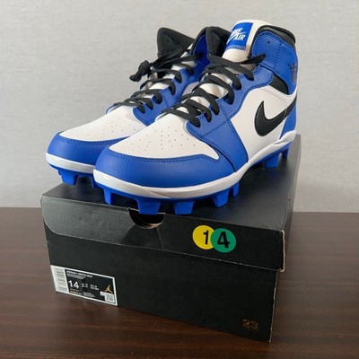 Size 14 - Air Jordan 1 Retro MCS Low Game Royal (CJ8524-411) NEW Jordan 1 Retro MCS Low Game Royal Black White Baseball  main image 2