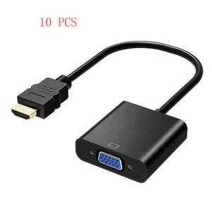 10pcs-VGA-Female-To-HDMI-Male-1080P-Video-Cable-HDTV-PC-Cord-Converter