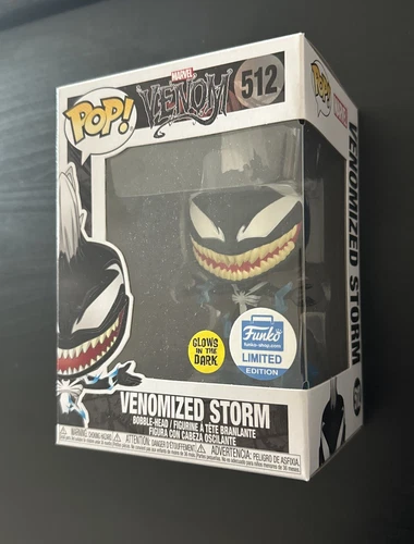 Funko Pop! Marvel Venom: Venomized Storm #512, GITD/Brillo, Funko Shop *Bóveda*