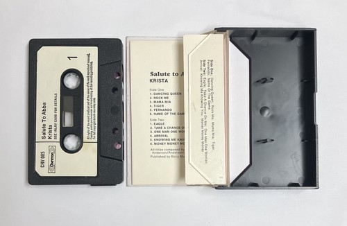 Krista Performs - Salute To ABBA - 1979 UK Chevron Cassette Compilation CHV085 - Picture 2 of 4