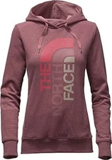 The North Face Women's TriVert Logo Hoody, Renaissance Rose/Grey, XSmall