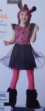 Target Girl's Zebra Costume L 10-12