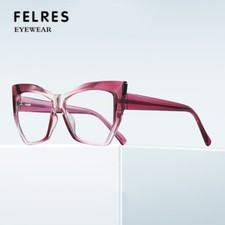 Women Cat Eye Anti Blue Light Eyeglasses Clear Lens Retro Glasses Frames New