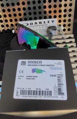 New Oakley ENCODER STRIKE 9235-0439 Sunglasses Gamma Green w New Oakley ENCODER STRIKE 9235-0439 Sunglasses Gamma Green w