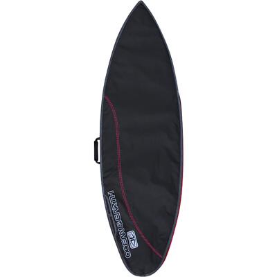 Ocean & Earth Compact Day Black/Red Shortboard Board Bag Fits Board 22.5'' x 6'8''