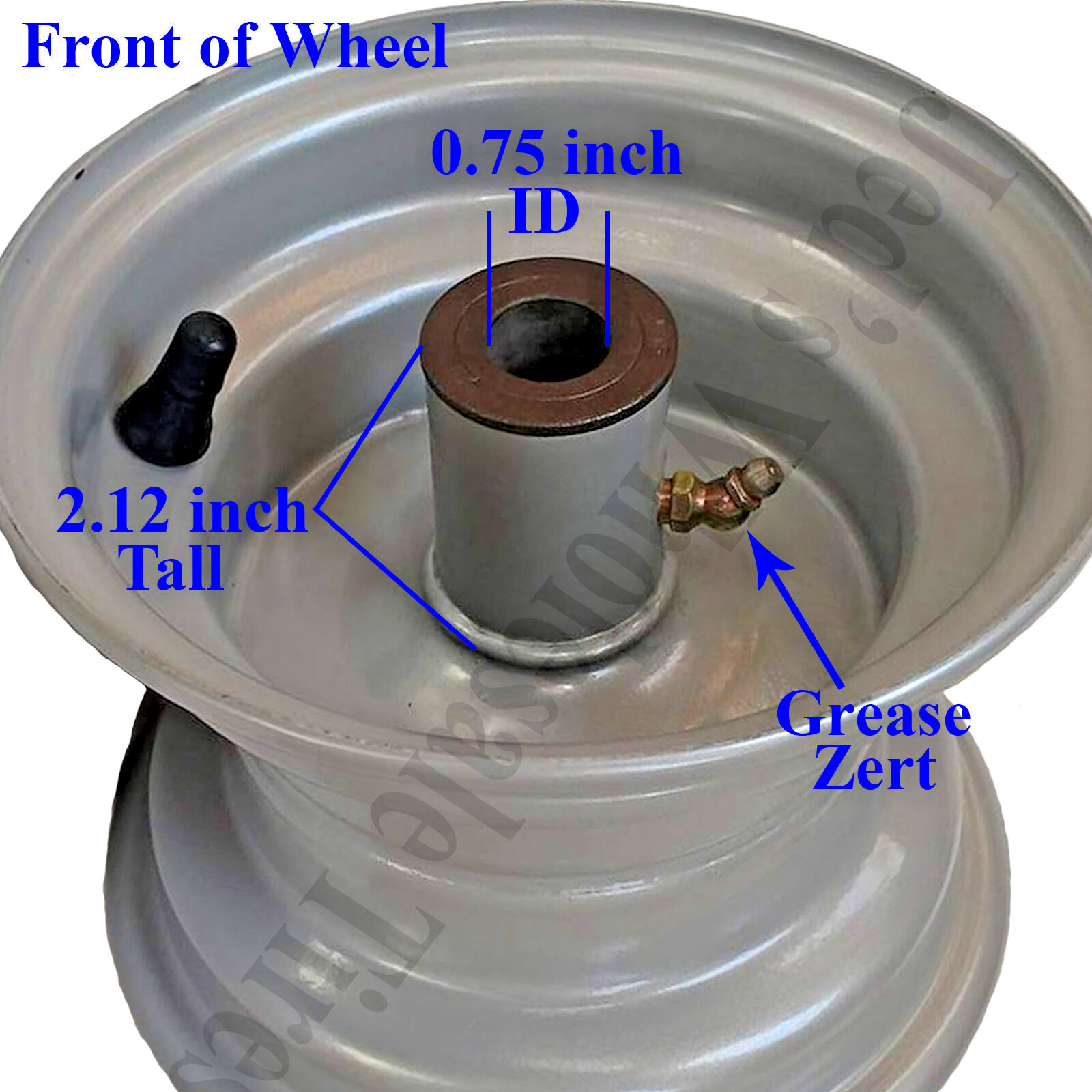 TWO 6x4.5 Riding Lawn Mower Garden Tractor RIMs WHEELs 3/4
