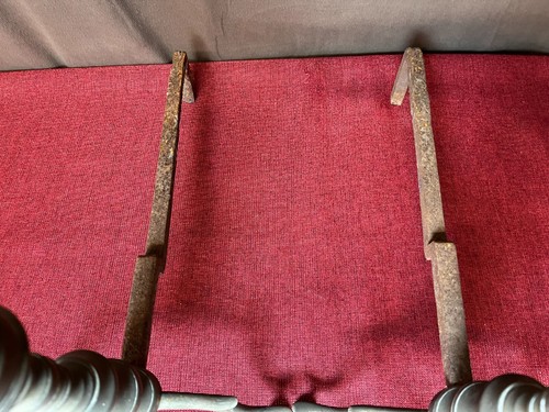 Early 19th Century Brass Chippendale Style And Irons - Picture 5 of 6