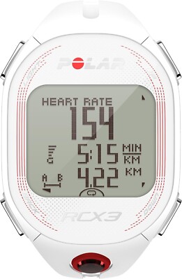 POLAR RCX3F Women s White Running Watch + Heart Rate Monitor + Stride Sensor 
