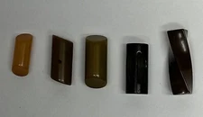 Lot Of 5 Vintage Bakelite Toggle Sewing Buttons Simichrome Polish Tested