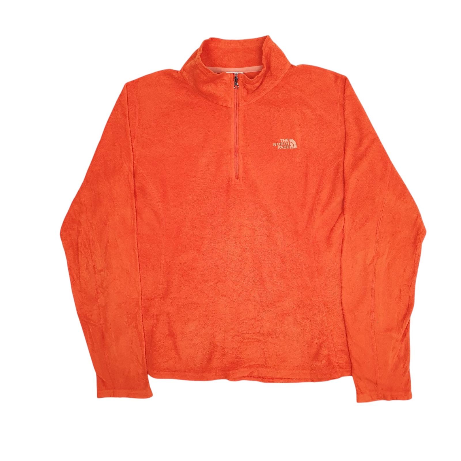 THE NORTH FACE 1/4 Quarter Zip Polyester Fleece Jumper Womens L