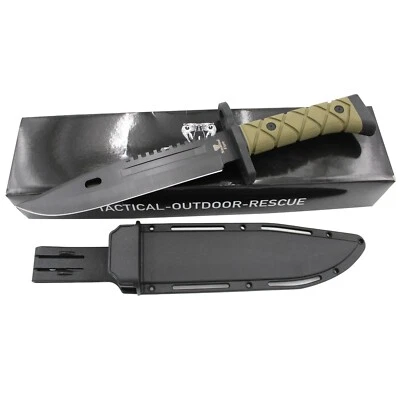 Snake Eye Tactical 12.5" Heavy Duty Full Tang Military-Army-Marine Hunting Knife