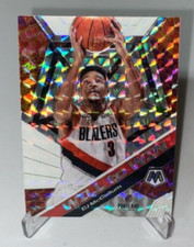 2019-20 Panini Mosaic CJ McCollum Will To Win Silver Mosaic Prizm #1