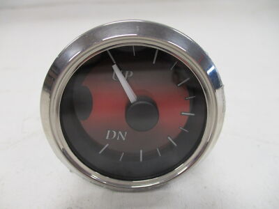 BEEDE STRATOS TRIM GAUGE RED & BLACK FACE 960626 / 7E536 MARINE BOAT
