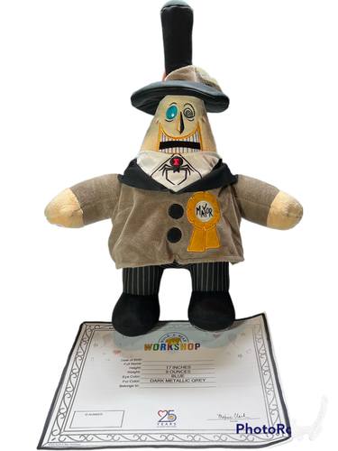 Build a Bear Disney's MAYOR The Nightmare Before Christmas with 25th Annv Box - Picture 2 of 6