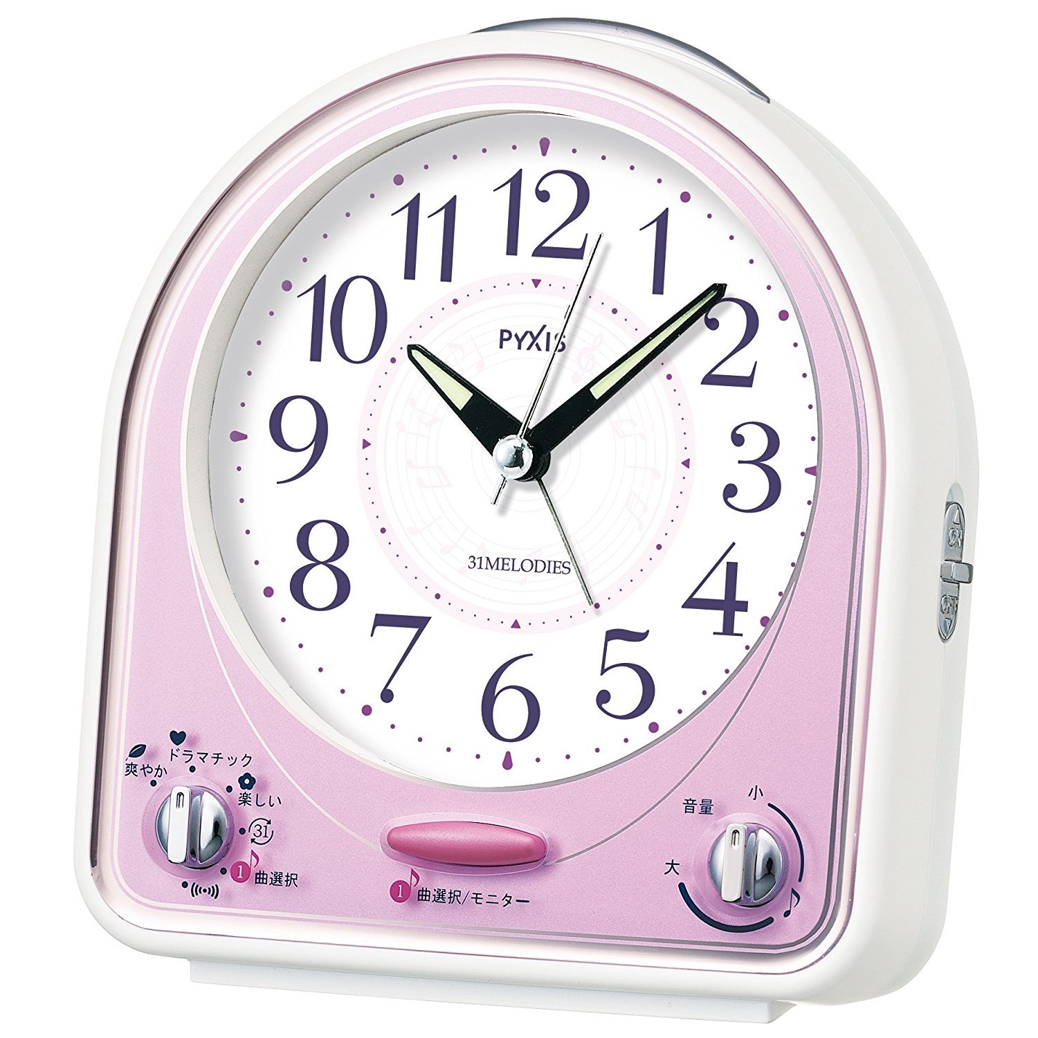 SEIKO PYXIS Disney 31 Melodies Alarm Clock Auto Stop From Japan eBay