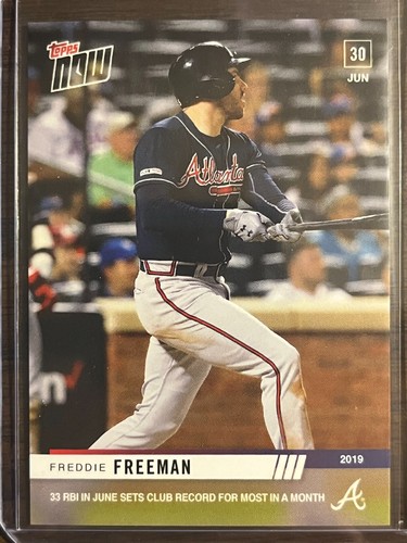 2019 Topps Now 463 Freddie Freeman