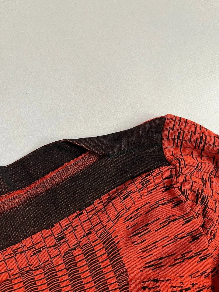 Sudadera Wolford Mujer Poliéster Poliamida Asimétrica Elastizada Naranja Foto 4 de 4