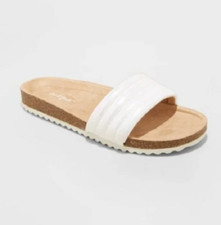NEW Cat Jack Girls' Selma Slip-On Footbed Sandals Size 2