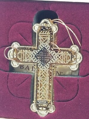 BALDWIN 2005 Limited Edition 24KT. Gold Finish Brass Cross