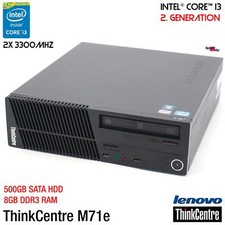 IBM LENOVO THINKCENTRE M71e 3132 i3 COMPUTER PC 500 GB HDD 8 GB RS-232 WINDOWS 10 