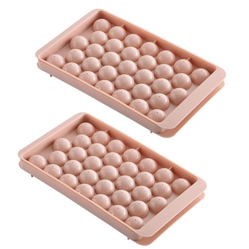 33 Grids Ball Maker Plastic Mold Sphere Whiskey Round Mould Large Ice Cube Tray - Picture 15 of 18