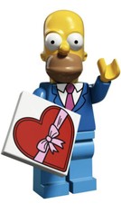 Lego Homer Simpson Minifigure Simpsons Series 2 Complete CMF 71009 CMF Sealed