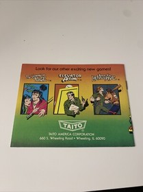 Arkanoid Nintendo NES Instruction Booklet Manual Only Authentic Original