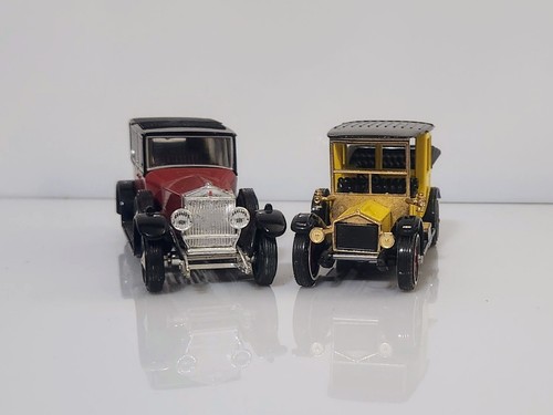 Vintage Matchbox Rolls Royce Lot 1925 Pheaton 1912 Collectible Cars Diecast - Picture 3 of 4