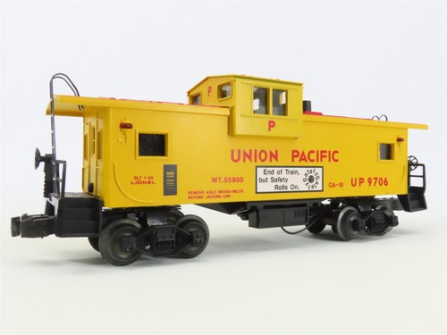 O Gauge 3-Rail Lionel 6-19706 UP Union Pacific Safety Caboose #9706 Lighted - Picture 6 of 14