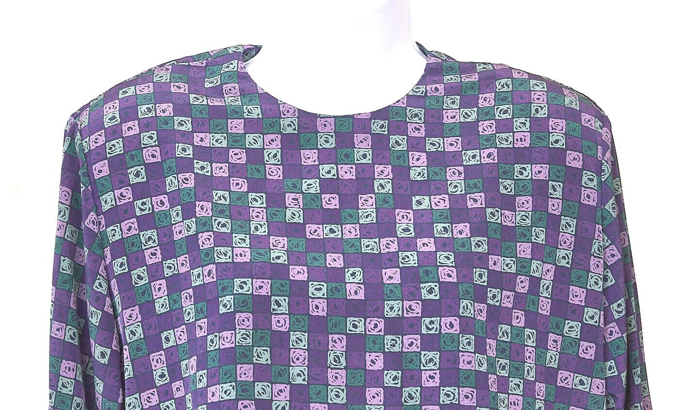 Pendleton Sophisticates Purple Geometric Print Lo… - image 3