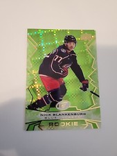 2022-23 UD Upper Deck ICE Nick Blankenburg Green Parallel Rookie RC #148