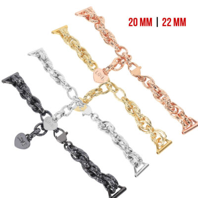 For Samsung Galaxy Watch 3 4 5 Active2 40/44mm 42/46mm Women Bracelet Strap Band