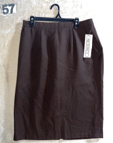 Pretense Vintage Women’s Skirt, Color Brown , Size 16W, Made in the USA New - Picture 2 of 10