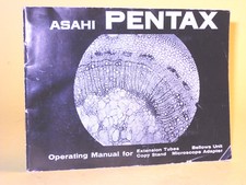 Original ASAHI PENTAX Operating Manual for "M42 Accessories" - in English
