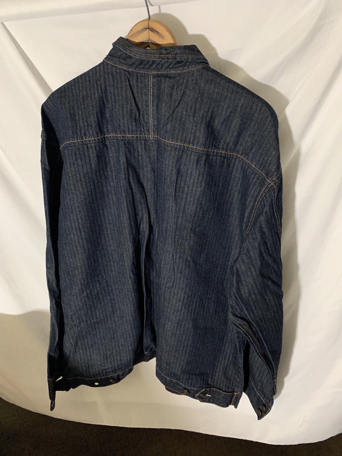 Vintage Bad Boy Mens Denim Jeans Jacket Blue 3XL Sean… Gem